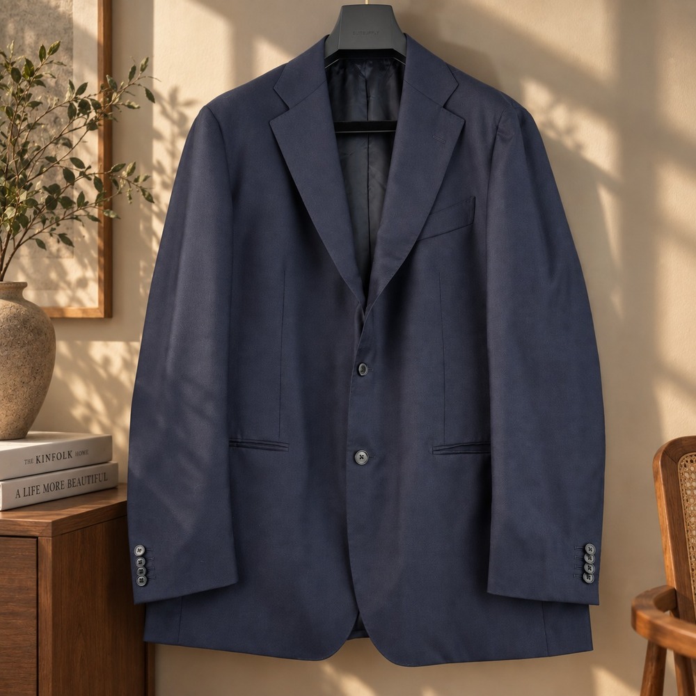 Suitsupply Havana Jacket Mens 44R Navy Reda 1865 Wool Perennial Tailored Fit